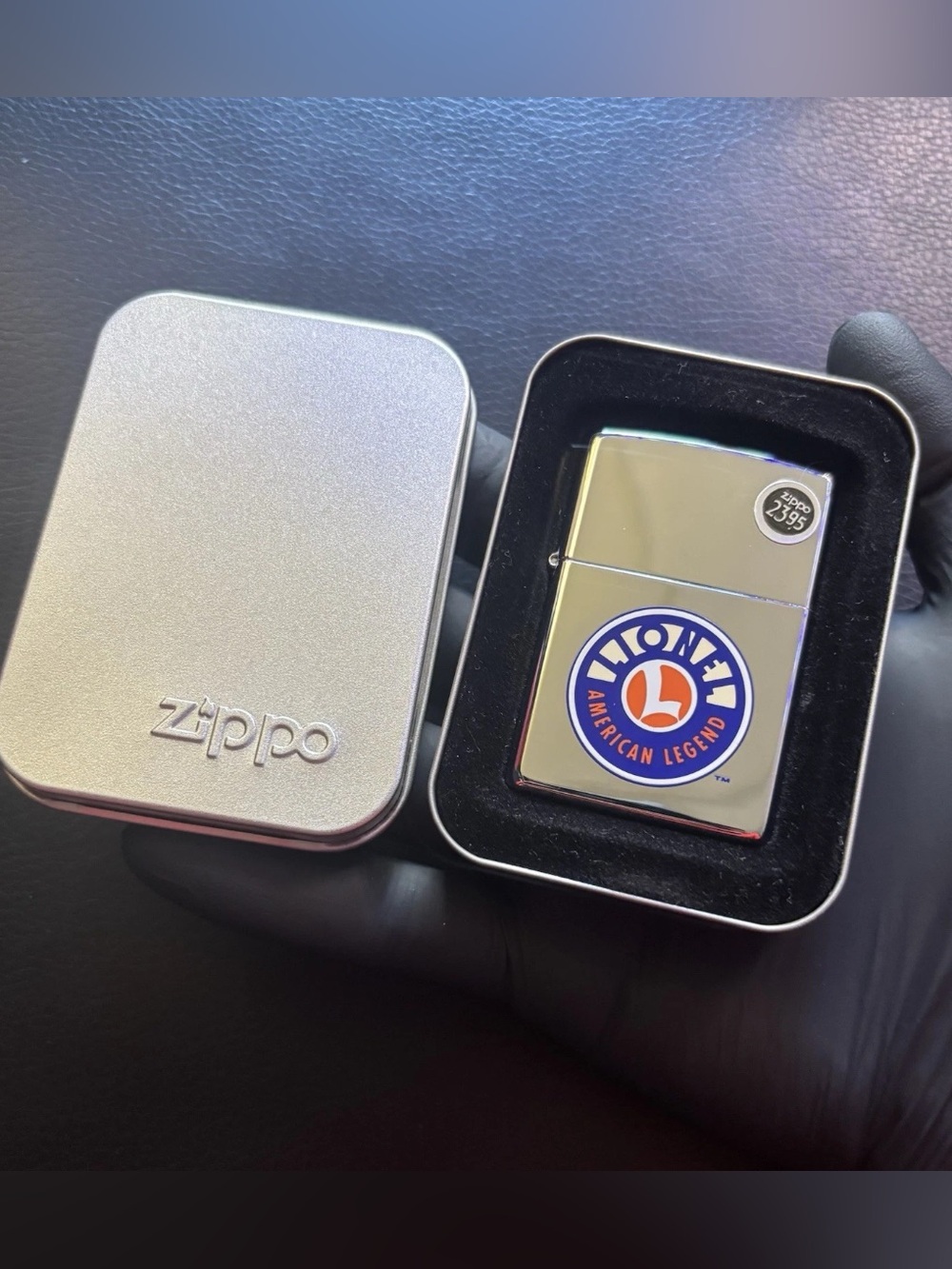 1999 Lionel American Legend Zippo Lighter In Box Unfired New And Sealed